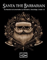 Santa the Barbarian Concert Band sheet music cover